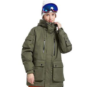 SNBOCON Womens Ski Snowsuits Jacket Ski Coat Waterproof Warm Snowboard Outwear P